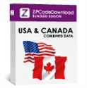 Picture of USA 5-digit & Canadian 6-digit Postal Code Database, Combined Edition